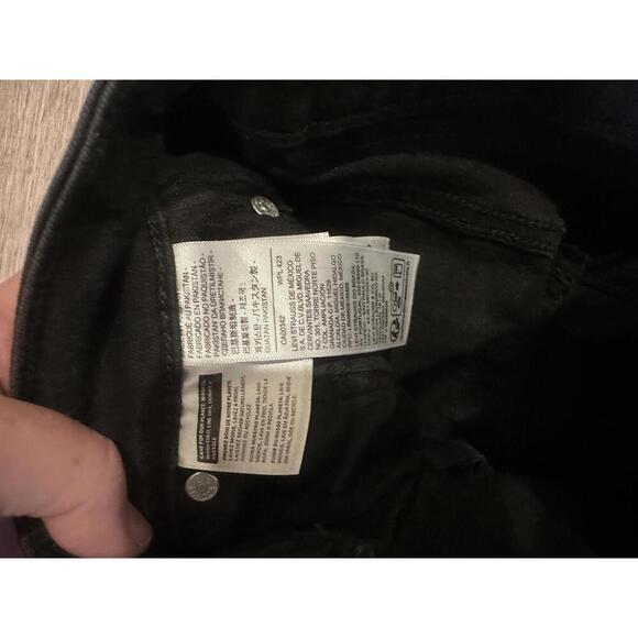 Levi's 726 Flare Black Jeans Size 24 - Picture 4 of 4